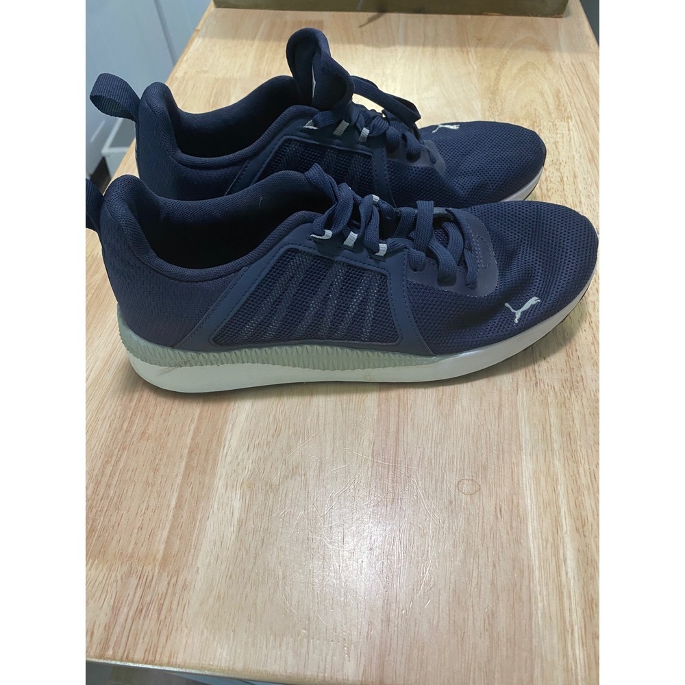 Puma Pacer Next Excel Navy Blue Grey Running Shoes 374322-07 Mens 8.5